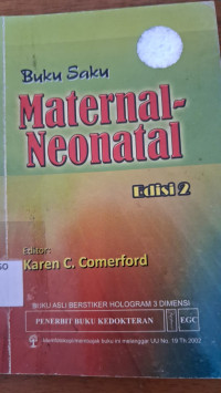 Image of Buku Saku Maternal - Neonatal