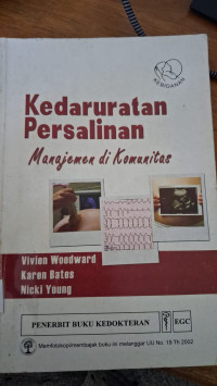 Image of Kedaruratan Persalinan Manajemen di komunitas