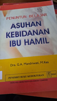 Image of Penuntun Belajar Asuhan Kebidanan Ibu Hamil